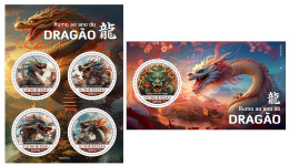 Guinea Bissau  2023 Towards The Year Of The Dragonl. (545) OFFICIAL ISSUE - Chinese New Year