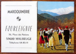 Petit Calendrier De Poche De 1976 - Maroquinerie FOURLEIGNIE, 36, Place Des Nations à MAUBEUGE 59 Nord - Petit Format : 1971-80