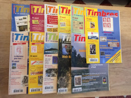 TIMBRES MAGAZINE Année 2013 Complète Soit 11 Numéros. - French