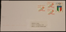 Comitato Olimpico Nazionale Italiano € 0,70 + Busta € 0,15 X3 - 2011-20: Poststempel