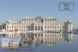 Austria 2010 - Schloss Belvedere Carte Maximum - Cartas Máxima