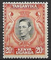 KENYA , OUGANDA & TANGANYIKA..     1938.    Y&T N° 54 *. - Kenya, Ouganda & Tanganyika