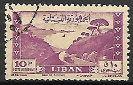 LIBAN.    Aéro .    1949.    Y&T N° 51 Oblitéré - Liban