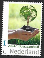 Nederland 2024-1 Duurzaamheid Book  Sustainability Tree    Postfris/mnh/sans Charniere - Ungebraucht