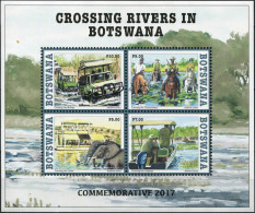 BOTSWANA - 2017 - MINIATURE SHEET MNH ** - Crossing Rivers In Botswana - Botswana (1966-...)