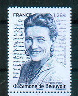 France 2021 - Simone De Beauvoir, Philosophe & Féministe / Philosopher & Feminist - MNH - Famous Ladies
