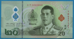 THAILAND 20 BAHT 2022 # 3B6541707 P# W142 King Rama X Polymer - Thailand