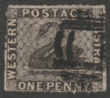 Classic Western Australia Black Swan Rouletted 4 Sides - Usati