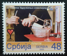 Serbia 2023 20 Years Of The Association Of Sommeliers Anniversary Drinks Wines MNH - Vinos Y Alcoholes