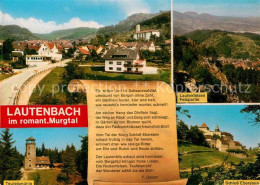 72840496 Lautenbach Gernsbach Gasthof Pension Lautenfelsen Teufelsmuehle Schloss - Gernsbach