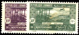 Lebanon 1942 First Anniversary Of Proclamation Of Independence Air Unmounted Mint. - Liban