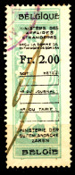 BELGIUM  Belgique - LION - Revenue Tax STAMP - USED - 2.00 - Ministere Des Affaires - CONSULAR - Postzegels