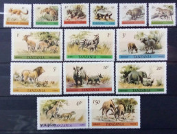 Tanzania 1980, Animals Of Tanzania, MNH Stamps Set - Tanzania (1964-...)