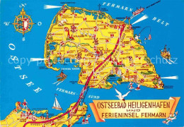 72839895 Heiligenhafen Ostseebad Lagekarte Ferieninsel Fehmarn Heiligenhafen - Heiligenhafen