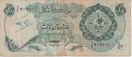 BILLETE DE QATAR DE 10 RIYAL DEL AÑO 1973 (BANKNOTE) - Qatar