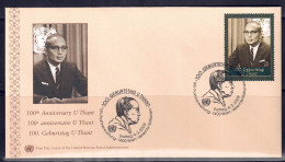 UNO Wien 2009 - Sithu U Thant, FDC Mit Nr. 587 - FDC