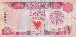 BILLETE DE BAHRAIN DE 1 DINAR DEL AÑO 1973 (BANKNOTE) - Bahreïn