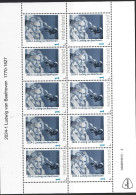 Nederland 2024-1 Ludwig Van Beethoven Sheetlet   Postfris/mnh/sans Charniere - Ongebruikt