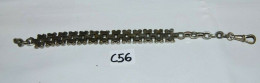 C56 Ancien Bijoux - Chaînette De Montre à Gousset - Métal - Necklaces/Chains