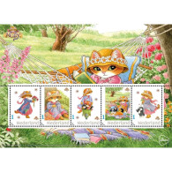 Nederland 2024-1 Molly  Comics  Cat  Sheetlet Postfris/mnh/sans Charniere - Nuevos