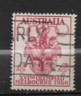 AUSTRALIE N°  231   " J.O MELBOURNE 1956 " - Gebraucht