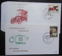 FDC 1567 'Telefoonnet' En 1568 'Autosalon' - 1971-1980