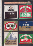 Lot Etiketten Brouwerij Brasserie Allies, Marchienne - Beer