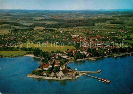 72837140 Wasserburg Bodensee Halbinsel Fliegeraufnahme Wasserburg - Wasserburg A. Bodensee