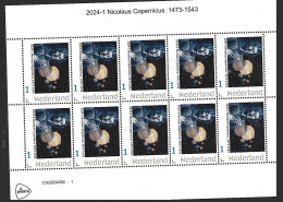 Nederland 2024-1 Nicolaus Copernicus    Sheetlet  Postfris/mnh/sans Charniere - Unused Stamps