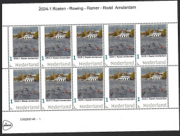 Nederland 2024-2 Roeien Rowing  In Amsterdam Sheetlet  Postfris/mnh/sans Charniere - Nuovi