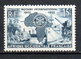 Col41 Colonies AOF Afrique Occidentale N° 53 Neuf X MH Cote 2,25 € - Unused Stamps