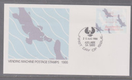 Australia 1986 Platypus FRAMA First Day Cover - Adelaide SA - Briefe U. Dokumente