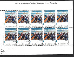 Nederland 2024-1 Wielrennen Cycling: Tour Down Under  Sheetlet Postfris/mnh/sans Charniere - Unused Stamps