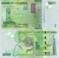 UGANDA 5000 SHILINGS 2019 P- 51 UNC - Burundi