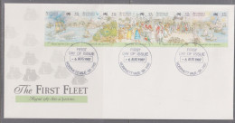 Australia 1987 - First Fleet - Rio De Janeiro First Day Cover - Morphettvale SA - Lettres & Documents