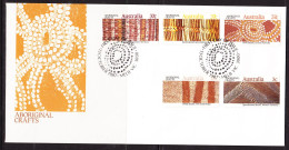 Australia 1987 - Aboriginal Crafts First Day Cover - APM18940 - Cartas & Documentos