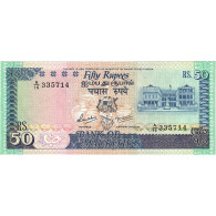 Maurice, 50 Rupees, Undated (1986), KM:37a, NEUF - Mauritius