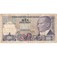 Turquie, 1000 Lira, KM:196, B - Turquia