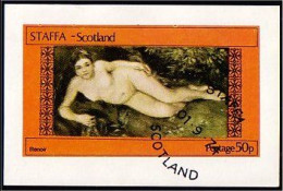 Staffa Scotland Nude Painting (A51-272b) - Local Issues