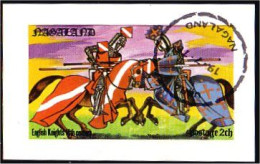 Nagaland Chevaliers Jousting Horsemen (A51-260b) - Non Classés