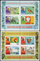 Zaire Arc Archery Archer Deux B/F Two S/S MNH ** Neuf SC (A51-837b) - Tir à L'Arc