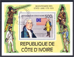 Cote Ivoire Bicentennaire (A51-794b) - Indépendance USA