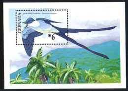 Grenada $6.00 Forked-tailed Flycatcher Hirondelle MNH ** Neuf SC (A51-775) - Golondrinas