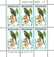 New Zealand Parakeet Kakariki Parrot Perroquet MNH ** Neuf SC (A51-670) - Papagayos