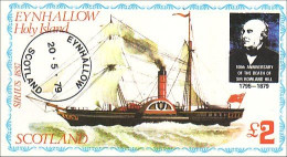 Eynhallow Bateau Vapeur Steamship Boat (A51-601) - Fantasy Labels