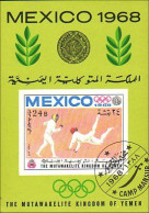 Yemen Mexico 68 Escrime Fencing (A51-592b) - Fencing