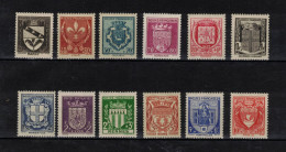 FRANCE   Timbres  Neufs ** De 1941 ( Ref  450 B ) Blasons - Unused Stamps