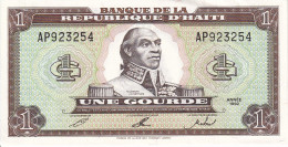 BILLETE DE HAITI DE 1 GOURDE DEL AÑO 1992 SIN CIRCULAR (UNC) (BANK NOTE) - Haiti