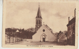 Villecresne  94  L'Eglise  Et La Place - Villecresnes