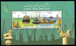 Iran MNH Scott #3186,  Iran-India Joint Issue, Souvenir Sheet Of 2 Free Shipping - Iran